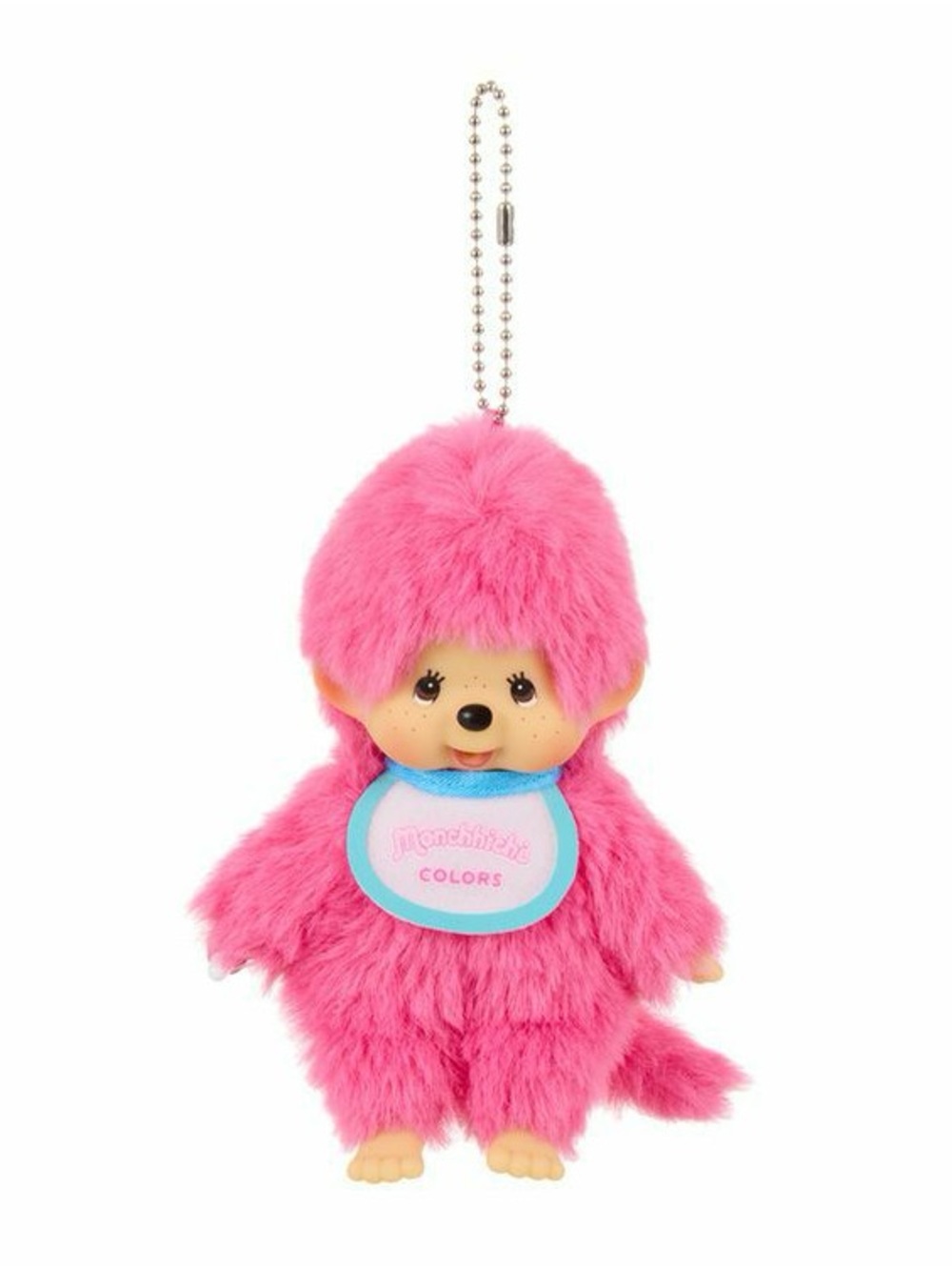 BNWT Japan Sekiguchi Monchhichi COLORS Plush Keychain – Berry Pink